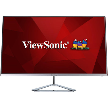 Viewsonic vx3276-mhd-3 31,5 skærm (sort (mat) sølv, 1x HDMI, 1x skærmport, VGA, lyd)