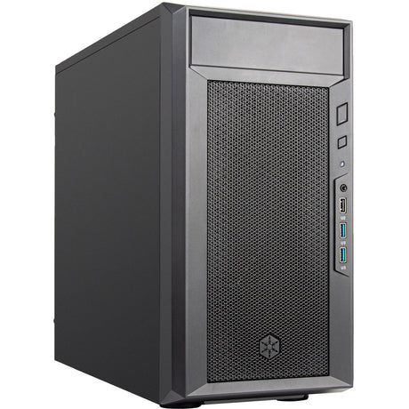 Silverstone fara 311 midi tårnhus (sort | 3x USB-A)