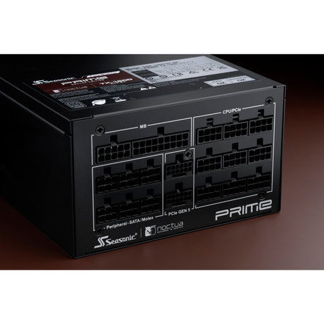 Noctua prime tx-1600 edition modulær 1600 watt strømforsyning (sort, 2x 12vhpwr, 6x pcie)
