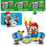 Lego super mario 72035 mario kart tudser garage