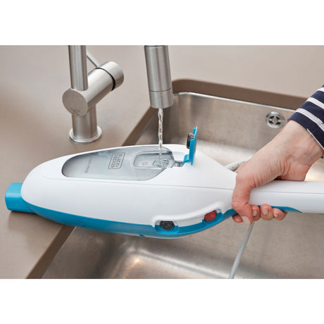 Black+Decker FSMH13E10-QS 1300W 10-i-1 dampmoppe med tilbehør Damprenser (hvid)
