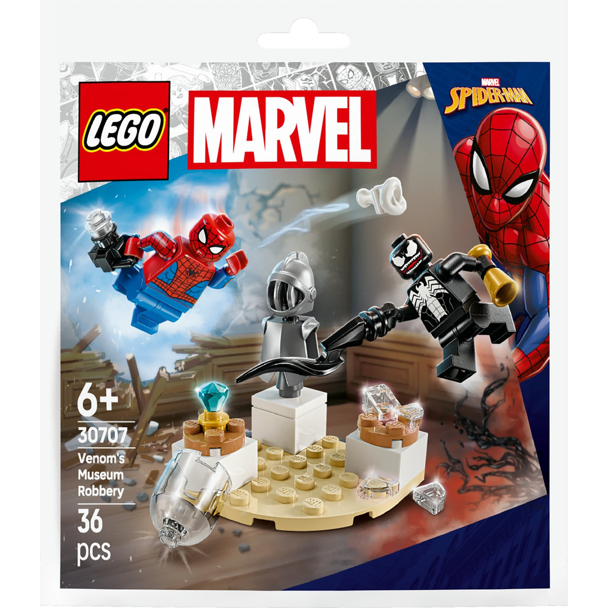 Lego marvel - gift museum indbrud byggelegetøj (30707)