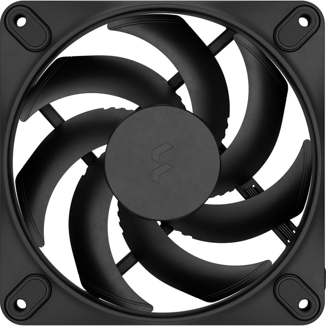 Fractal design momentum 12 kabinet blæser (sort, 120 x 120 x 25 mm, pwm)