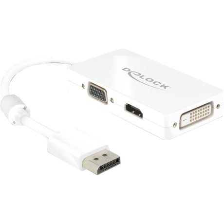 Delock displayport > vga hdmi dvi-adapter (hvid, 0,16 meter)