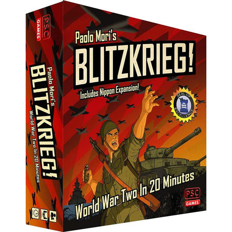 Europæisk spillernetværk blitzkrieg! brætspil (engelsk, 1 - 2 spillere, 20 - 45 minutter, fra 14 år)