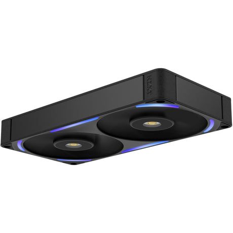 Nzxt f240x rgb case fans (sort, 2 stk, 240 x 120 x 30 mm, pwm)