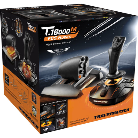 Thrustmaster T.16000M FCS Hotas Gaming Hotas (Sort Orange, PC)