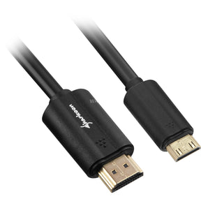 Sharkoon HDMI > mini HDMI 2.0-adapter (sort, 3 meter, 4k)
