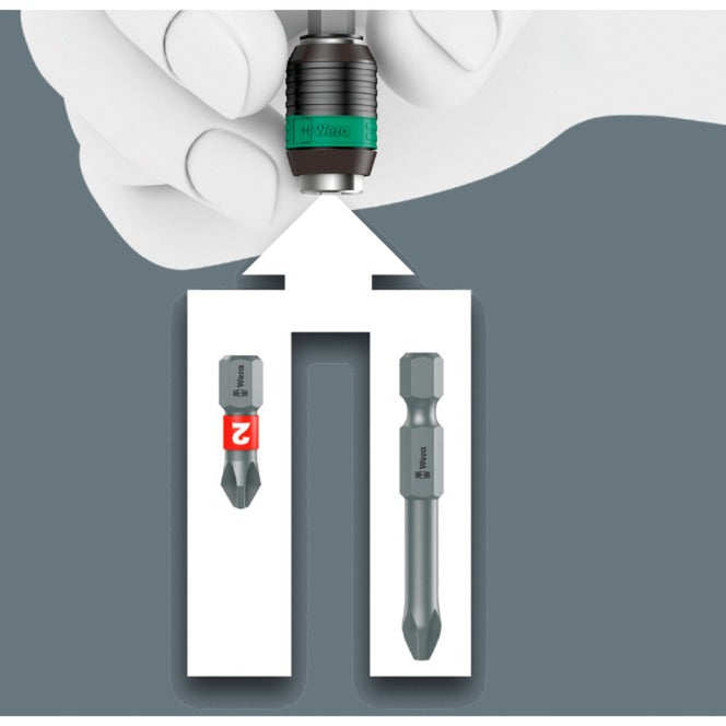 Wera bit-safe 61 universal 1, 61-delt bit sæt (sort grøn)