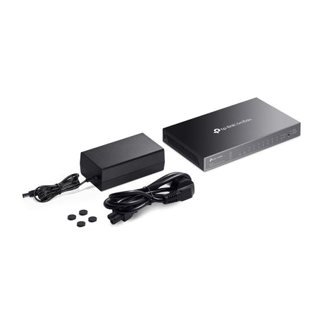 Tp-link omada sg2210p 10-poorts gigabit smart switch (zwart, 8x poe+, 2x gigabit sfp)