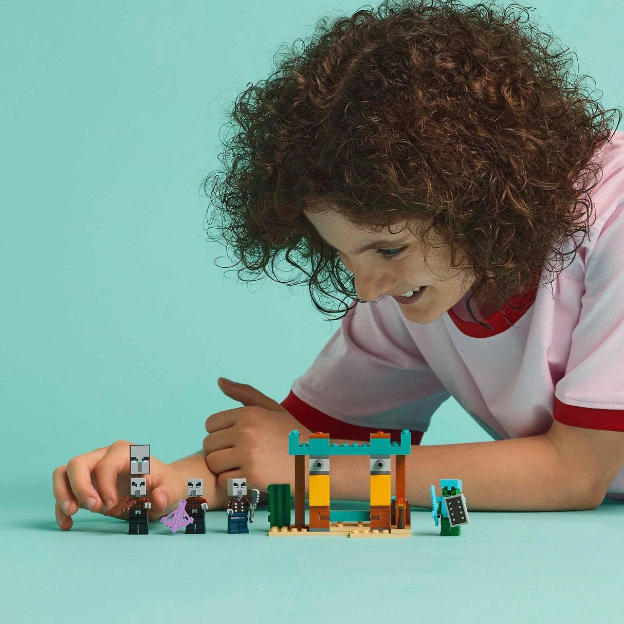 Lego minecraft the illagers in the desert spilsæt til børn - 21267