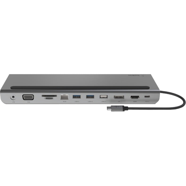 Belkin Connect 11-i-1 USB-C hub dockingstation (sølv sort)