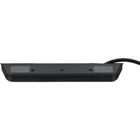 Brennerstuhl ®estilo hjørne tilslutningsboks med USB-opladningsfunktion 4-vejs 2x beskyttelsesstik 2x euro sølv sort
