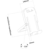 Neomounts tablet-un200white tabletstøttestativ (hvid)