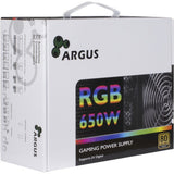 Inter-tech Argus RGB-650W CM II modulær 650 watt strømforsyning (sort, 2x PCIe)
