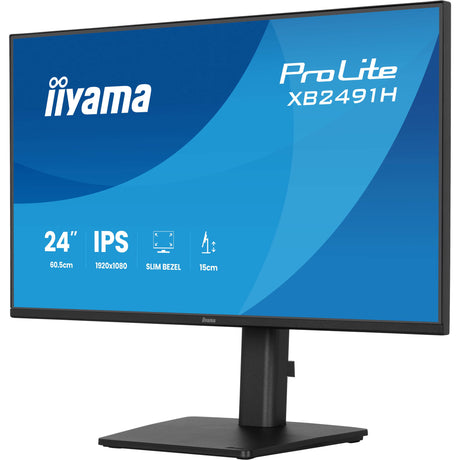 Iiyama prolite xb2491h-b1 23.8 skærm (sort, 120 hz, hdmi, skærmport)