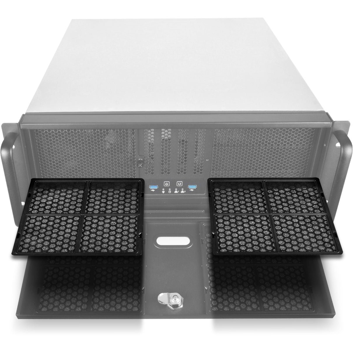 Silverstone RM400 rackhus (sort | 2x USB-A 3.2 (5 Gbit s))