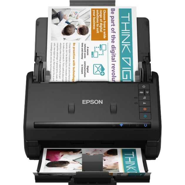 Epson workforce es-500wii feed scanner (sort, USB 3.0, Wi-Fi)