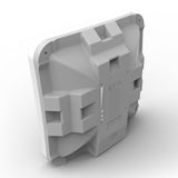 Mikrotik sxtsq 5 ac (rbsxtsqg-5acd) adgangspunkt (hvid grå, qualcomm ipq-4018 cpu, poe, wifi 5)