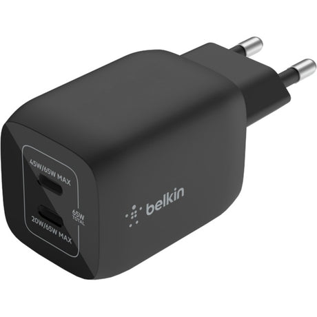 Belkin Boostcharge Pro 2-Poort USB-C GaN Wall Loader med P