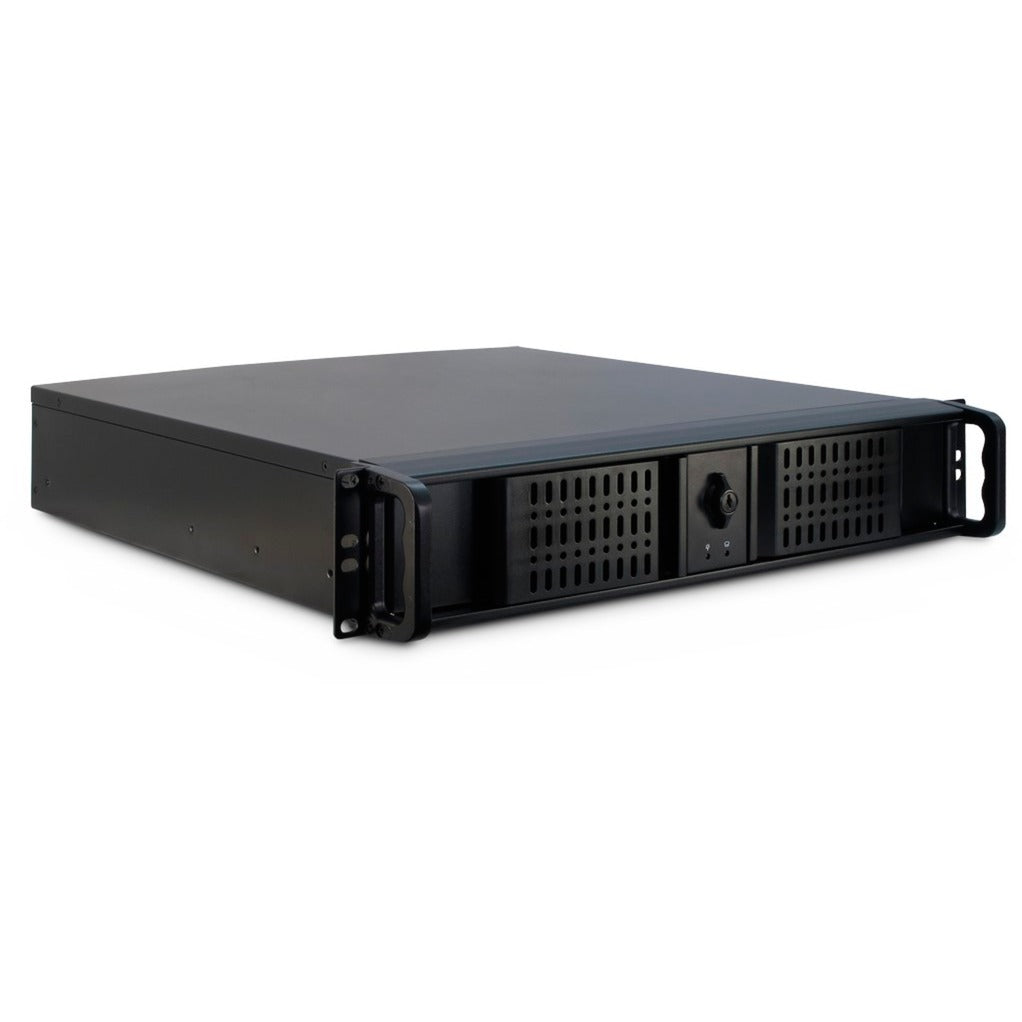 Inter-tech 2u-2098-sk rackhus (sort | 2x USB-A)