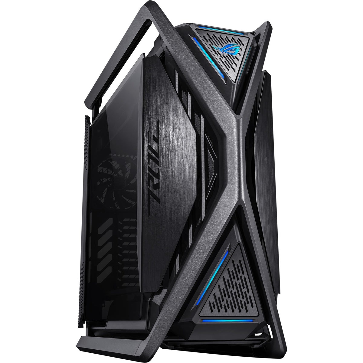 Asus rog hyperion gr701 big tower case (sort | 4x usb-a | 2x usb-c | rgb | hærdet glas)
