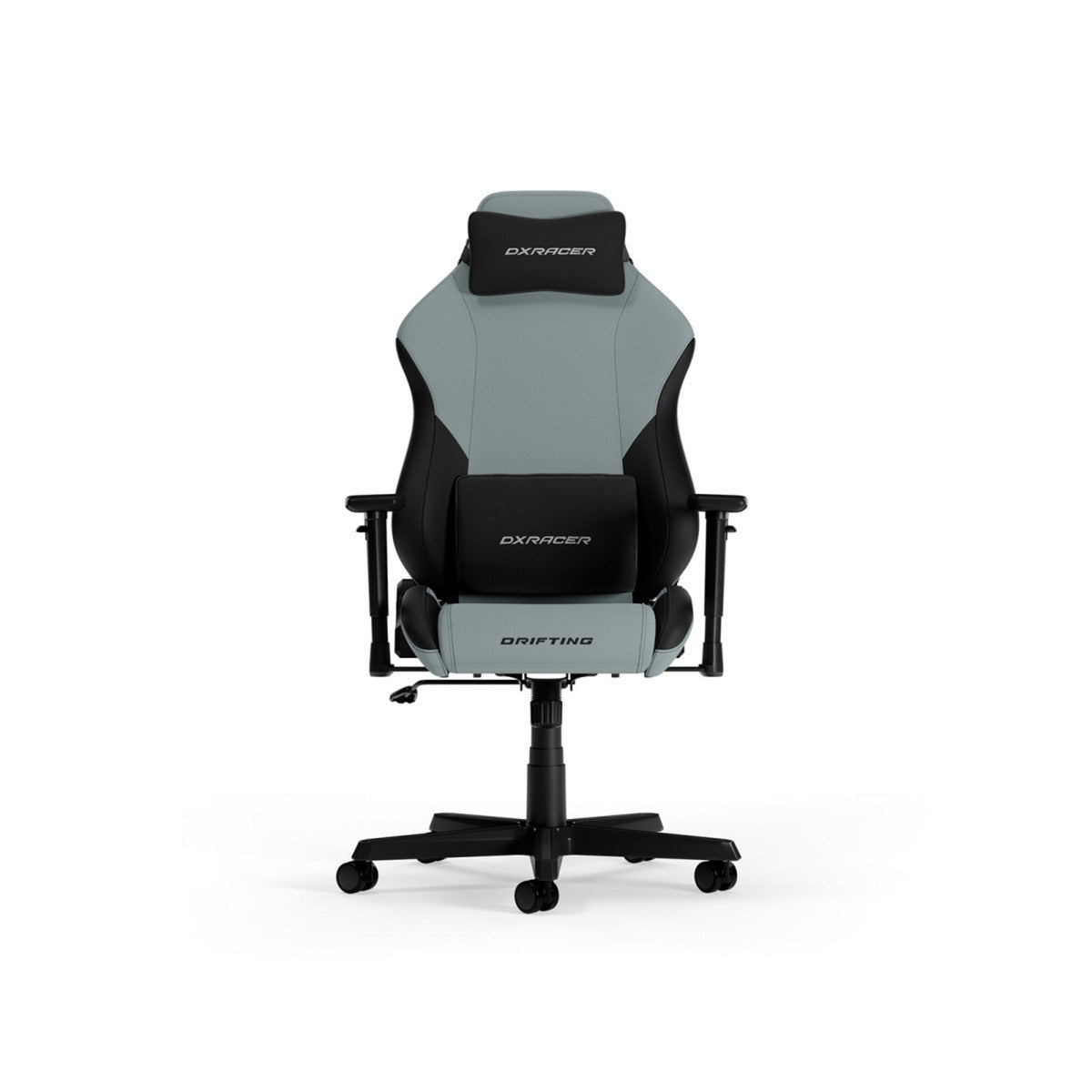 Dxracer drifting l cyan sort stof gaming stol (blå-grå sort)