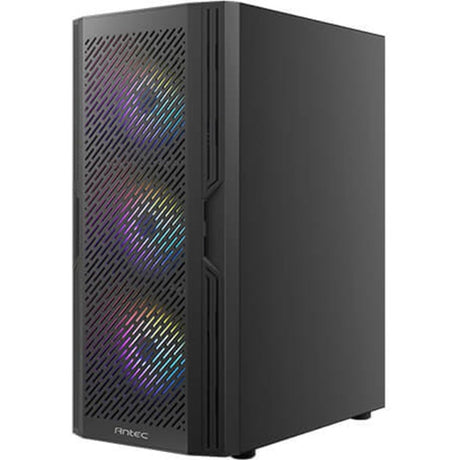 Antec ax20 midi tårnhus (sort | 3x USB-A | hærdet glas)