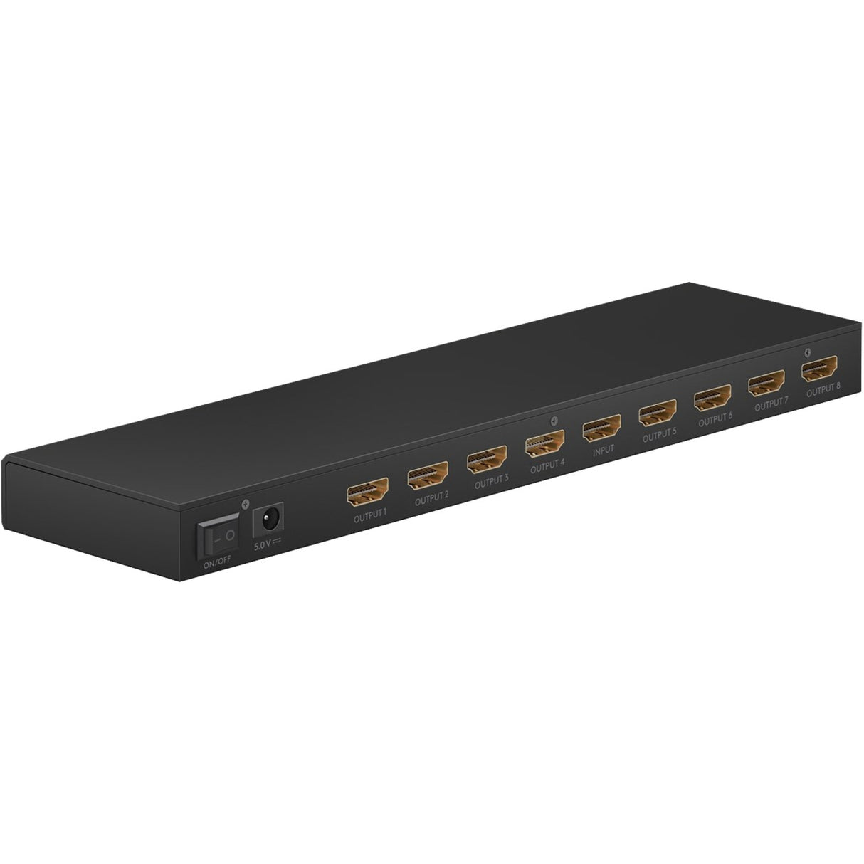 Goobay HDMI splitter 1 til 8 4k (sort)