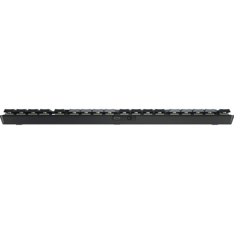 Cherry kw 550 mx lp, tastatur (sort, us-layout, mx lavprofil 2.0 elfenben, 96%, hvid led, pbt-taster)