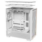 Antec flux midi tårnhus (hvid | 2x USB-A | 1x USB-C | hærdet glas)