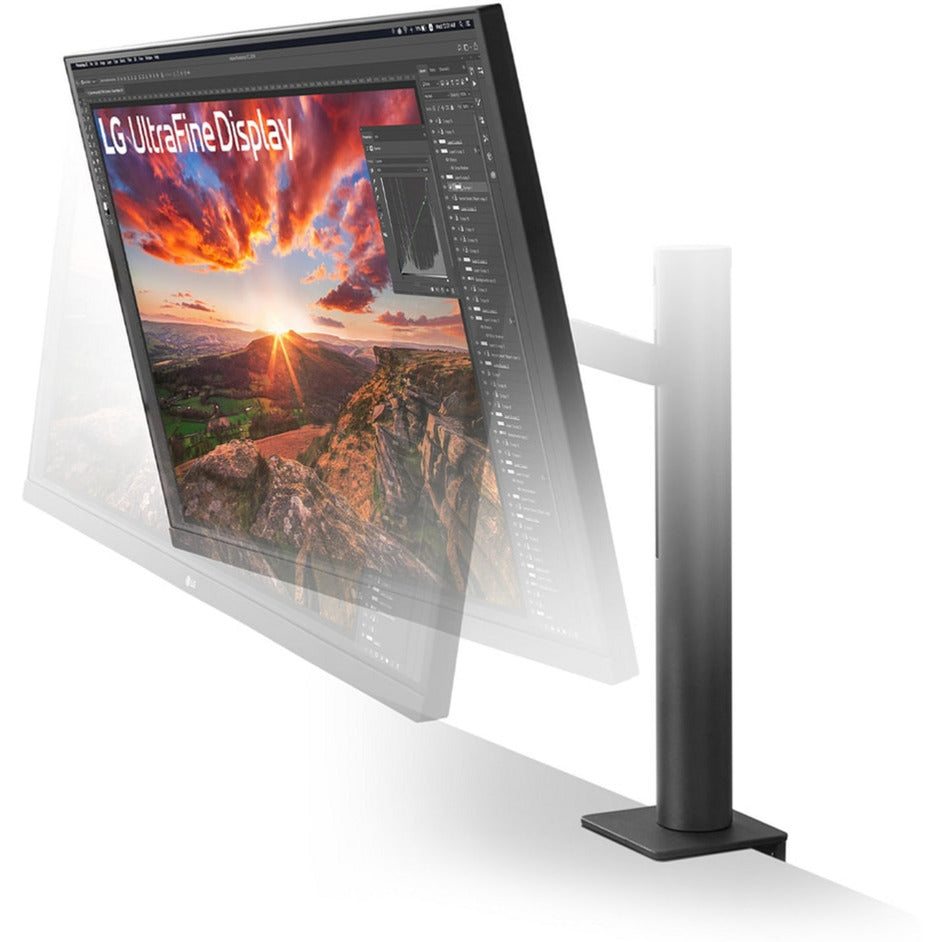 LG Ergo IPS-skærm med USB Type-C 31.5 4K UHD (sort, 2x HDMI, 1x Display Port)