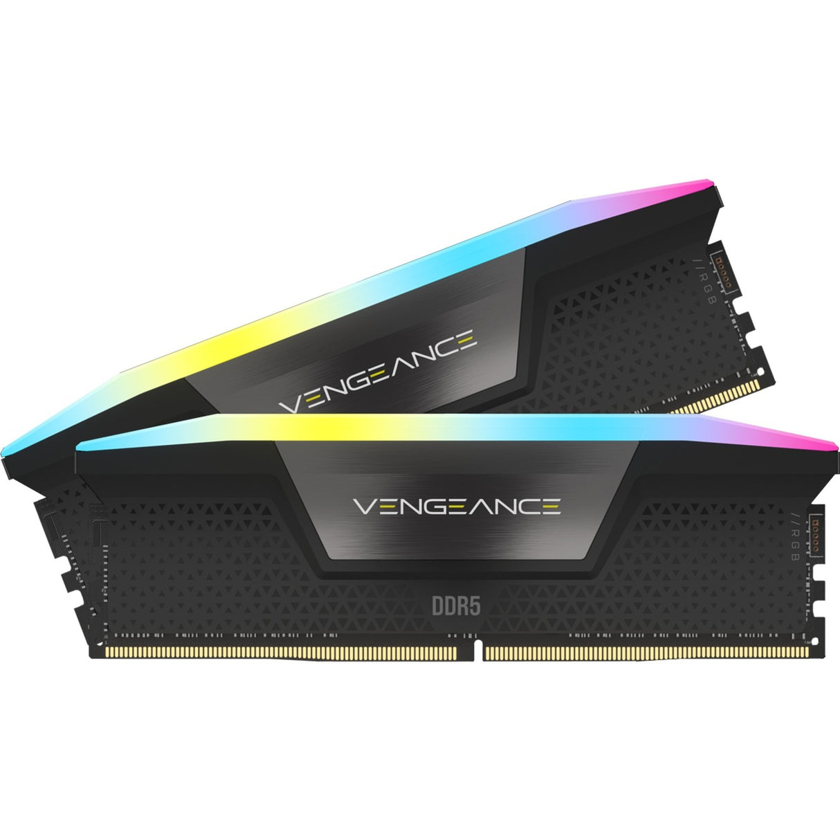 Corsair Vengeance RGB 32 GB DDR5-5200 (2x 16 GB) RAM (sort, cmh32gx5m2b5200c40, xmp 3.0)