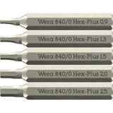 Wera tool-check modulært mikro 1 bitsæt med 21 dele (sort grøn)
