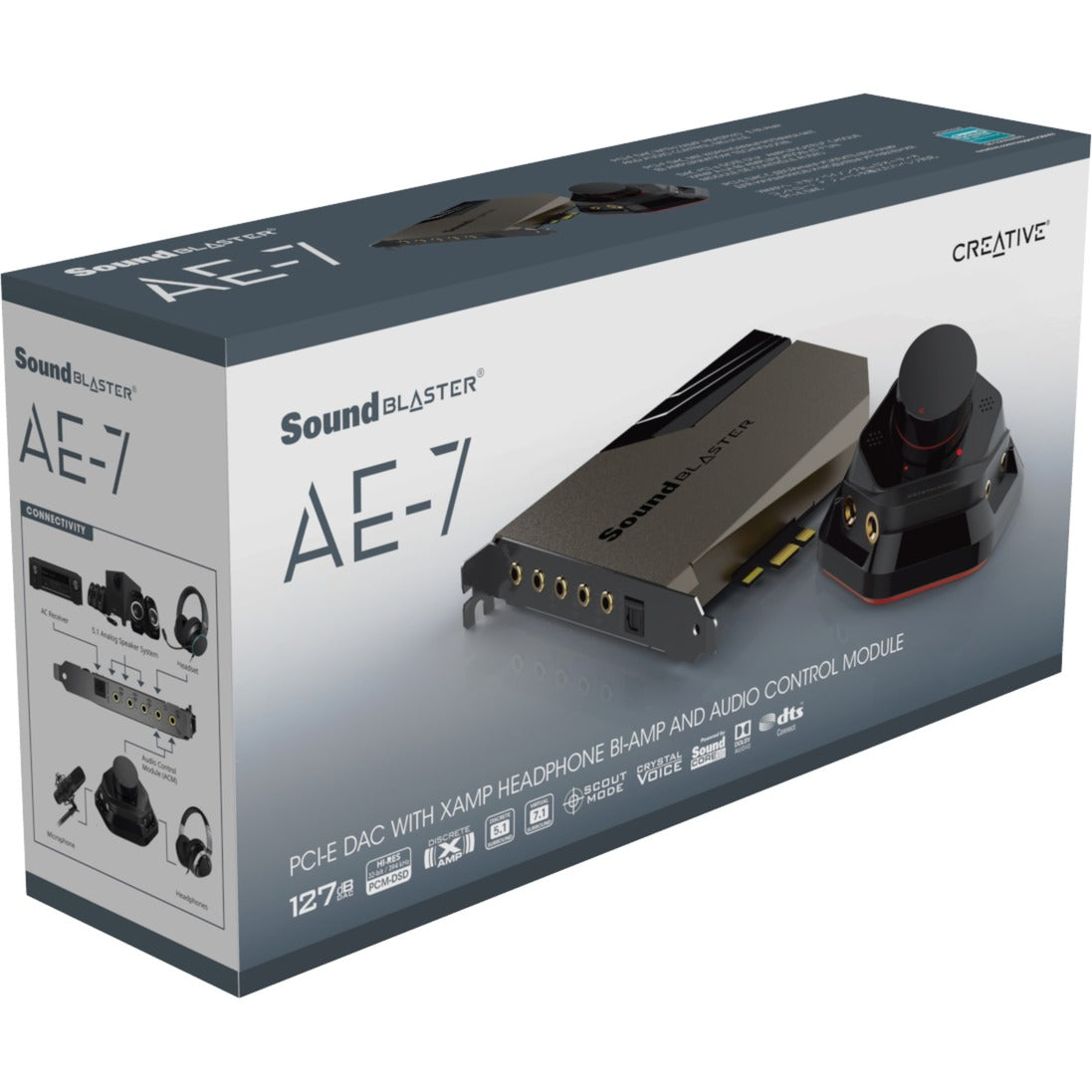 Creative Sound Blaster AE-7 lydkort (sort)