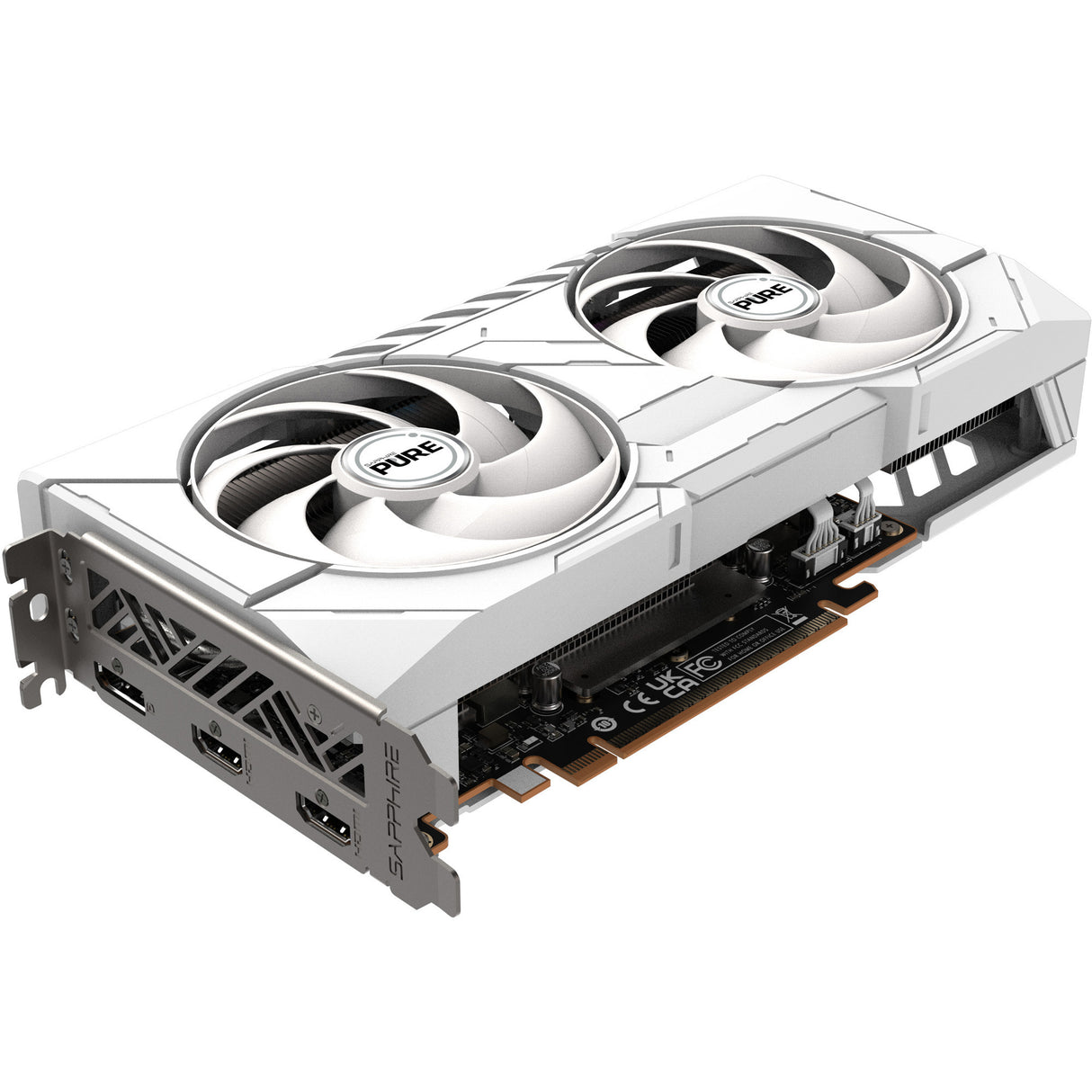 Sapphire Radeon RX 9060 XT Pure 16GB OC grafikkort (1x Display Port, 2x HDMI)