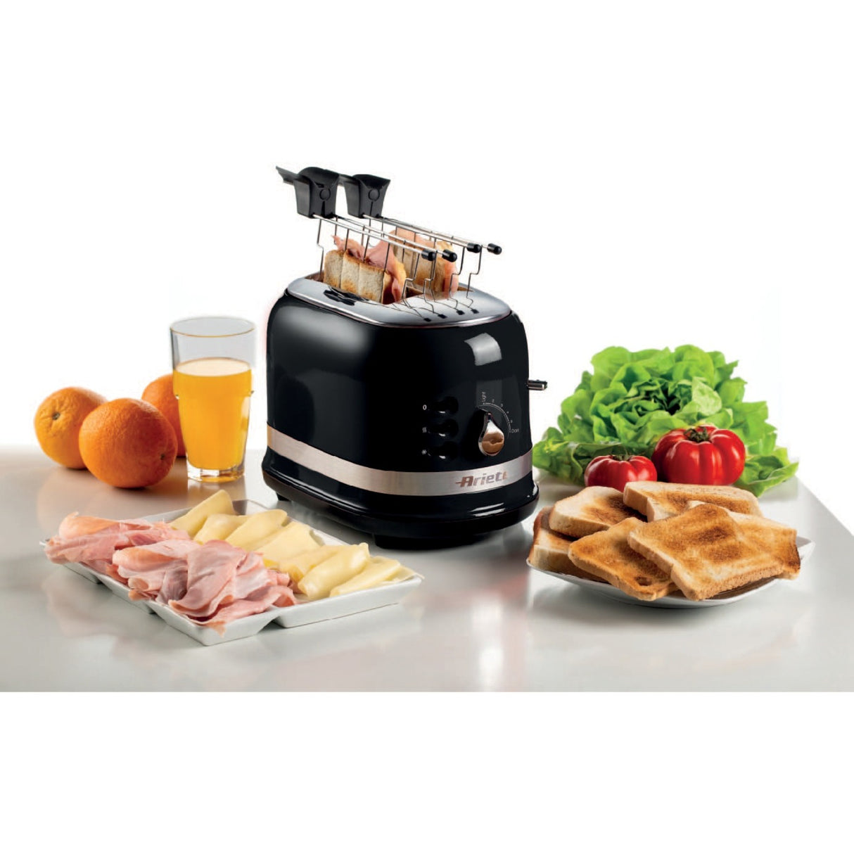 Ariete moderna brødrister 0149 12 (sort)