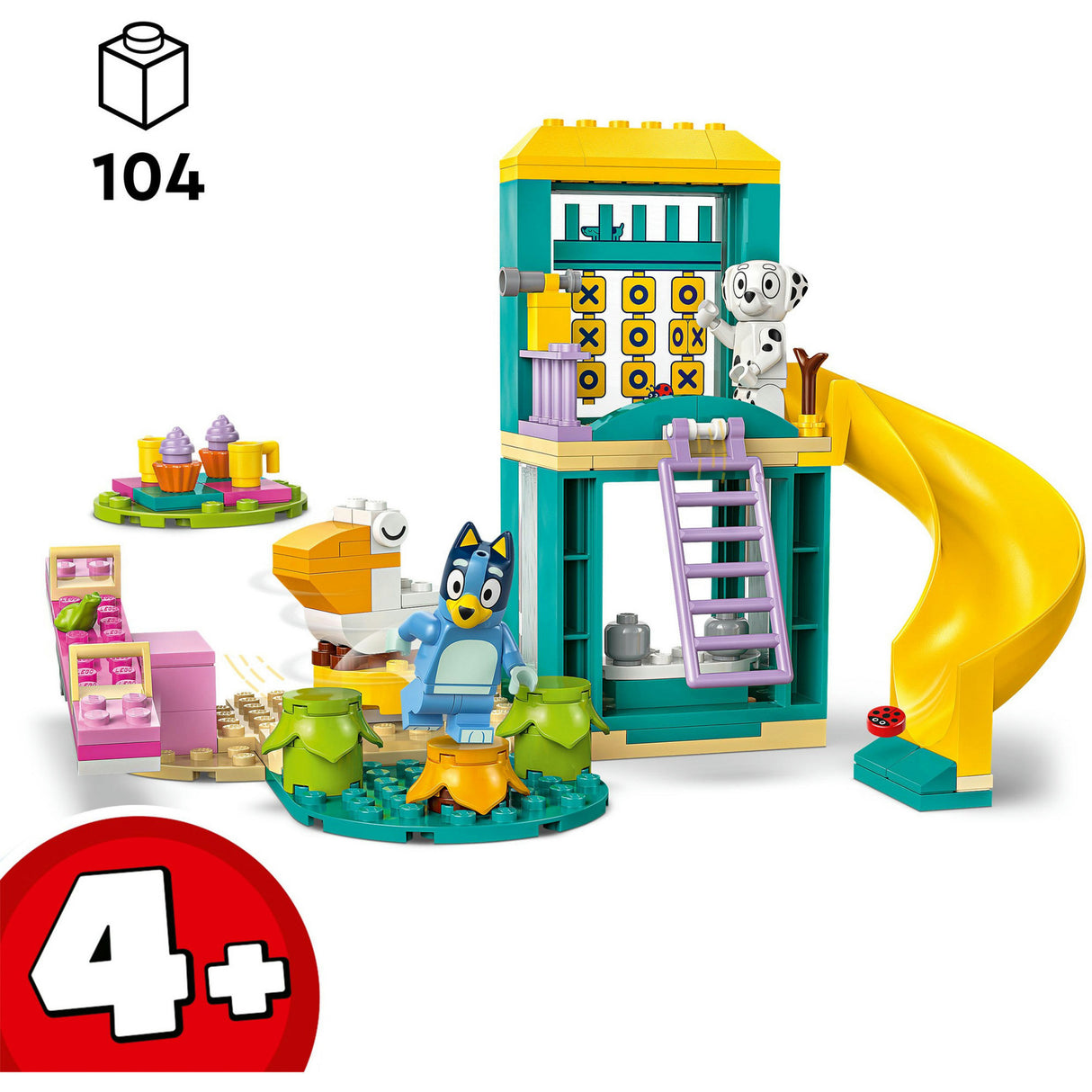 Lego ® bluey: bluey og chloé i legepladsbyggesættet - 11201