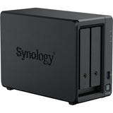 Synology diskstation ds725+ nas (sort, 2x LAN, USB-A 3.2 (5 Gbit s))