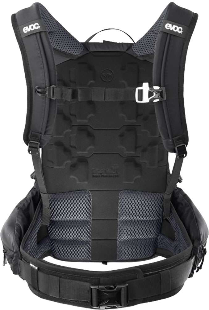 Evoc trail pro blackline 16l - beskytter rygsæk