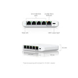 Ubiquiti flex mini 2,5 g switch (hvid)