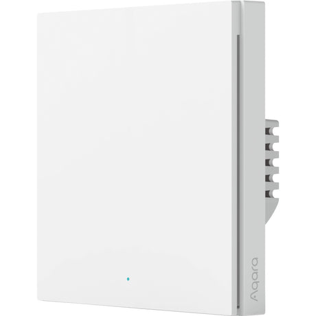 Aqara smart wall switch h1 (med neutral, enkelt rocker) - zigbee 3.0 - enkelt switch - en knap - med neutral ledning