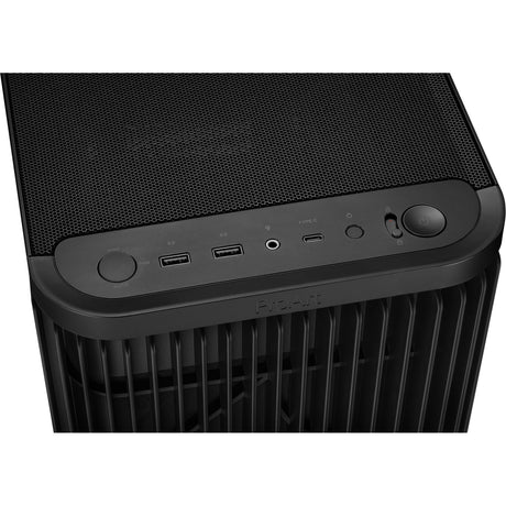 Asus proart pa401 - midi-tårnhus i hærdet glaspanel (sort | 2x USB-A | 1x USB-C | hærdet glas)