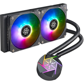 Silverstone vida 240 slim vandkøling (sort)