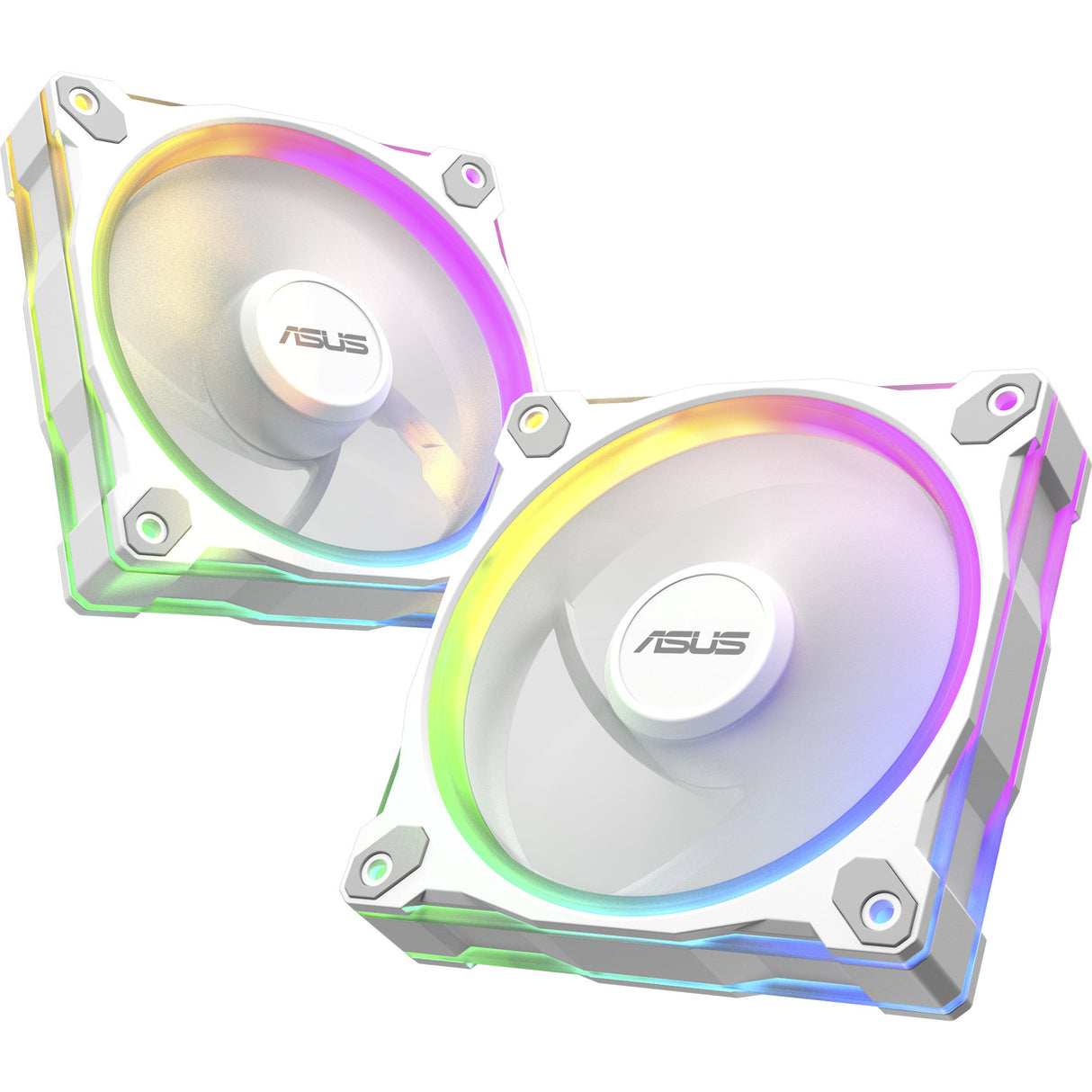 Asus prime mr120 argb reverse ventilator - triple pack case fans (hvide, 3 styk, 120 x 120 x 28 mm, 3 styk)