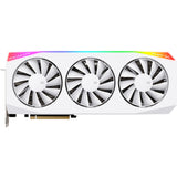 XFX Radeon RX 9070 XT OC Mercury RGB-grafikkort (hvidt, RDNA4, GDDR6, 3x Display Port, 1x HDMI 2.1)