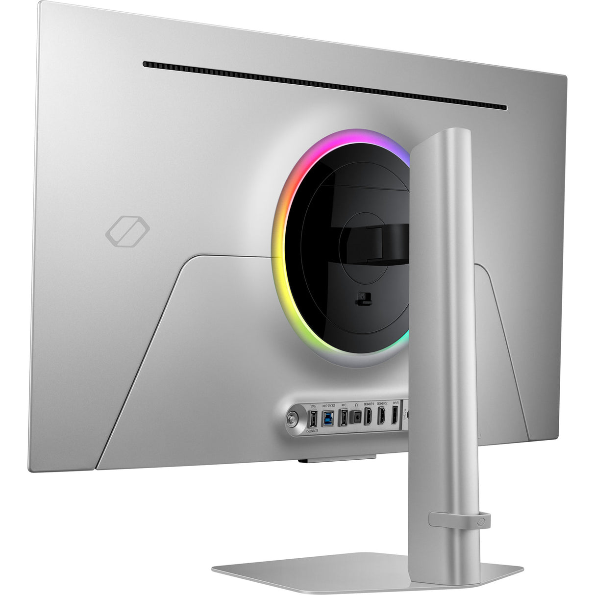 Samsung Odyssey OLED G8 G81SF 32 4K UHD-gamingskærm (sølv, 2x HDMI, DisplayPort, 2x USB-A, USB-B, 240 Hz)