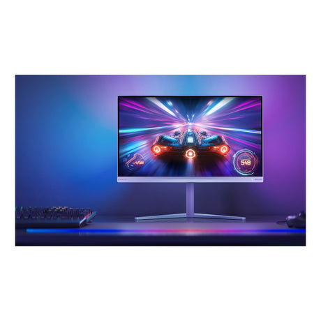 Philips Evnia 6000 27m2n6501l 00 26.5 gaming-skærm (hvid, 2x HDMI, skærmport, USB-A, USB-B, G-sync, 240Hz, QD-OLED)