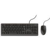 Trust primo tastatur mus sæt, desktop sæt (sort, amerikansk layout, membran)