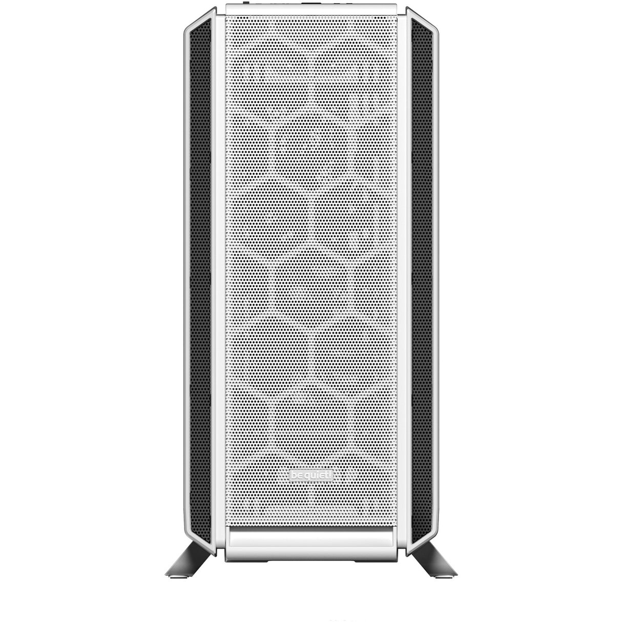 Vær stille! Silent base 802 midi tårnhus (hvid | 2x USB-A | 1x USB-C)